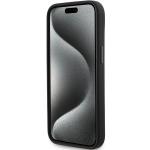 Carcasa Karl Lagerfeld Silicone Ikonik Metal Pin compatibila cu iPhone 15, Negru 6 - lerato.ro