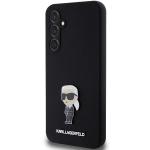 Carcasa Karl Lagerfeld Silicone Ikonik Metal Pin compatibila cu Samsung Galaxy S23 FE, Negru 3 - lerato.ro