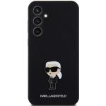 Carcasa Karl Lagerfeld Silicone Ikonik Metal Pin compatibila cu Samsung Galaxy S23 FE, Negru 2 - lerato.ro