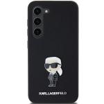 Carcasa Lagerfeld Silicone Ikonik Metal Pin compatibila cu Samsung Galaxy S23, Negru 12 - lerato.ro