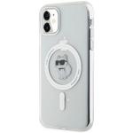Carcasa Karl Lagerfeld IML Choupette, Ring MagSafe compatibila cu iPhone 11 / XR, Transparent 3 - lerato.ro