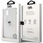 Carcasa Karl Lagerfeld IML Choupette, Ring MagSafe compatibila cu iPhone 11 / XR, Transparent 17 - lerato.ro