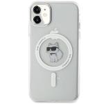 Carcasa Karl Lagerfeld IML Choupette, Ring MagSafe compatibila cu iPhone 11 / XR, Transparent 2 - lerato.ro