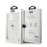 Carcasa Karl Lagerfeld IML Choupette, Ring MagSafe compatibila cu iPhone 12 / 12 Pro, Transparent 9 - lerato.ro