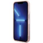 Carcasa Karl Lagerfeld IML Choupette, Ring MagSafe compatibila cu iPhone 15 Pro, Roz 14 - lerato.ro
