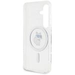 Carcasa Karl Lagerfeld IML Choupette, Ring MagSafe compatibila Samsung Galaxy S24, Transparent 16 - lerato.ro