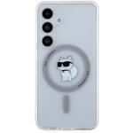 Carcasa Karl Lagerfeld IML Choupette, Ring MagSafe compatibila Samsung Galaxy S24, Transparent 2 - lerato.ro