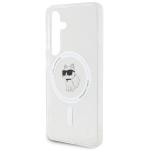 Carcasa Karl Lagerfeld IML Choupette, Ring MagSafe compatibila Samsung Galaxy S24, Transparent 7 - lerato.ro