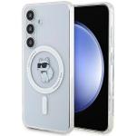 Carcasa Karl Lagerfeld IML Choupette, Ring MagSafe compatibila Samsung Galaxy S24, Transparent 10 - lerato.ro