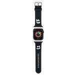 Curea Karl Lagerfeld Rubber Karl & Choupette Heads 3D, compatibila cu Apple Watch 38 /40 / 41mm, Negru 6 - lerato.ro
