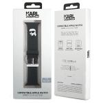 Curea Karl Lagerfeld Rubber Karl Head 3D, compatibila cu Apple Watch 38 /40 / 41mm, Negru 5 - lerato.ro