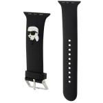 Curea Karl Lagerfeld Rubber Karl Head 3D, compatibila cu Apple Watch 38 /40 / 41mm, Negru 8 - lerato.ro