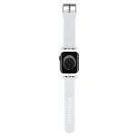 Curea Karl Lagerfeld Rubber Karl & Choupette Heads 3D, compatibila cu Apple Watch 38 /40 / 41mm, Alb 7 - lerato.ro