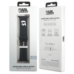 Curea Karl Lagerfeld Rubber Karl Head 3D, compatibila cu Apple Watch 42/44/45/49mm, Negru 9 - lerato.ro