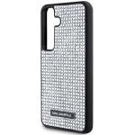 Carcasa Karl Lagerfeld Rhinestone Metal Logo compatibila cu Samsung Galaxy S24, Argintiu 15 - lerato.ro