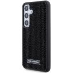 Carcasa Karl Lagerfeld Rhinestone Metal Logo compatibila cu Samsung Galaxy S24 Plus, Negru 3 - lerato.ro
