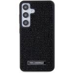 Carcasa Karl Lagerfeld Rhinestone Metal Logo compatibila cu Samsung Galaxy S24 Plus, Negru 12 - lerato.ro