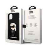 Carcasa Karl Lagerfeld Silicone Ikonik compatibila cu iPhone 14 Plus, Negru 9 - lerato.ro