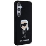 Carcasa Karl Lagerfeld Silicone Ikonik compatibila cu Samsung Galaxy S24, Negru 13 - lerato.ro