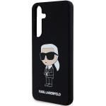 Carcasa Karl Lagerfeld Silicone Ikonik compatibila cu Samsung Galaxy S24, Negru 15 - lerato.ro