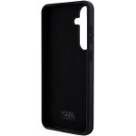 Carcasa Karl Lagerfeld Silicone Ikonik compatibila cu Samsung Galaxy S24, Negru 8 - lerato.ro