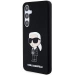 Carcasa Karl Lagerfeld Silicone Ikonik compatibila cu Samsung Galaxy S24, Negru 11 - lerato.ro