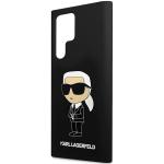 Carcasa Karl Lagerfeld Silicone Ikonik compatibila cu Samsung Galaxy S24 Ultra, Negru 7 - lerato.ro