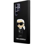 Carcasa Karl Lagerfeld Silicone Ikonik compatibila cu Samsung Galaxy S24 Ultra, Negru 11 - lerato.ro