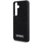 Carcasa Karl Lagerfeld Rhinestone Metal Logo compatibila cu Samsung Galaxy S24, Negru 7 - lerato.ro