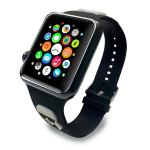 Curea Karl Lagerfeld Silicone Karl and Choupette compatibila cu Apple Watch 42/44/45mm, Negru 4 - lerato.ro
