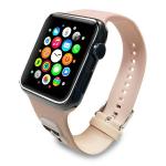 Curea Karl Lagerfeld Silicone Karl Head compatibila cu Apple Watch 42/44/45mm, Roz 4 - lerato.ro