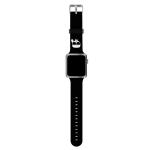 Curea Karl Lagerfeld Silicone Karl Head compatibila cu Apple Watch 38/40/41mm, Negru 2 - lerato.ro