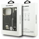 Carcasa Karl Lagerfeld Big Strap Karl Metal Logo cu MagSafe compatibila cu iPhone 17 Pro, Negru 11 - lerato.ro