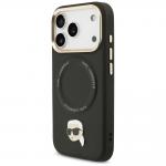 Carcasa Karl Lagerfeld Big Strap Karl Metal Logo cu MagSafe compatibila cu iPhone 17 Pro Max, Negru 3 - lerato.ro