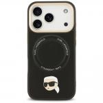 Carcasa Karl Lagerfeld Big Strap Karl Metal Logo cu MagSafe compatibila cu iPhone 17 Pro Max, Negru 2 - lerato.ro