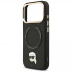 Carcasa Karl Lagerfeld Big Strap Karl Metal Logo cu MagSafe compatibila cu iPhone 17 Pro Max, Negru 7 - lerato.ro