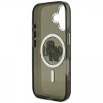 Carcasa Karl Lagerfeld IML Glitter Karl and Choupette Sketch Logo cu MagSafe compatibila cu iPhone 17, Negru 8 - lerato.ro