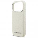 Carcasa Karl Lagerfeld FW Stamped Karl cu MagSafe compatibila cu iPhone 17 Pro, Bej 7 - lerato.ro