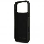 Carcasa Karl Lagerfeld FW Grained Signature Logo compatibila cu iPhone 17 Pro Max, Negru 8 - lerato.ro