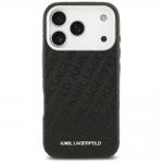 Carcasa Karl Lagerfeld FW Stamped Karl cu MagSafe compatibila cu iPhone 17 Pro, Negru 2 - lerato.ro
