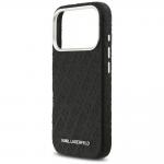 Carcasa Karl Lagerfeld FW Stamped Karl cu MagSafe compatibila cu iPhone 17 Pro, Negru 7 - lerato.ro