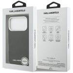Carcasa Karl Lagerfeld FW Stamped Karl cu MagSafe compatibila cu iPhone 17 Pro, Negru 9 - lerato.ro