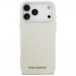 Carcasa Karl Lagerfeld FW Stamped Karl cu MagSafe compatibila cu iPhone 17 Pro Max, Bej 2 - lerato.ro