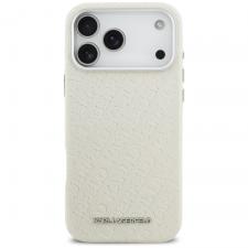 Carcasa Karl Lagerfeld FW Stamped Karl cu MagSafe compatibila cu iPhone 17 Pro Max, Bej