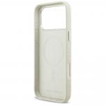 Carcasa Karl Lagerfeld FW Stamped Karl cu MagSafe compatibila cu iPhone 17 Pro Max, Bej 8 - lerato.ro