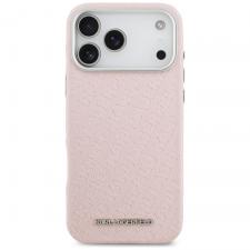 Carcasa Karl Lagerfeld FW Stamped Karl cu MagSafe compatibila cu iPhone 17 Pro Max, Roz