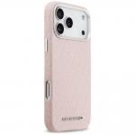 Carcasa Karl Lagerfeld FW Stamped Karl cu MagSafe compatibila cu iPhone 17 Pro Max, Roz 5 - lerato.ro