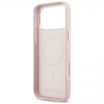Carcasa Karl Lagerfeld FW Stamped Karl cu MagSafe compatibila cu iPhone 17 Pro Max, Roz 8 - lerato.ro
