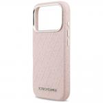 Carcasa Karl Lagerfeld FW Stamped Karl cu MagSafe compatibila cu iPhone 17 Pro, Roz 7 - lerato.ro