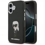 Carcasa Karl Lagerfeld IML Aquarelle Karl Logo cu MagSafe compatibila cu iPhone 17, Negru 4 - lerato.ro